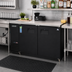 Thumbnail image #2 for Everest Refrigeration EBB59 Two-Section Back Bar Refrigerator, 57-3/4-Inch Wide, 20 Cu. Ft., Stainless Steel Countertop, Black Vinyl Exterior