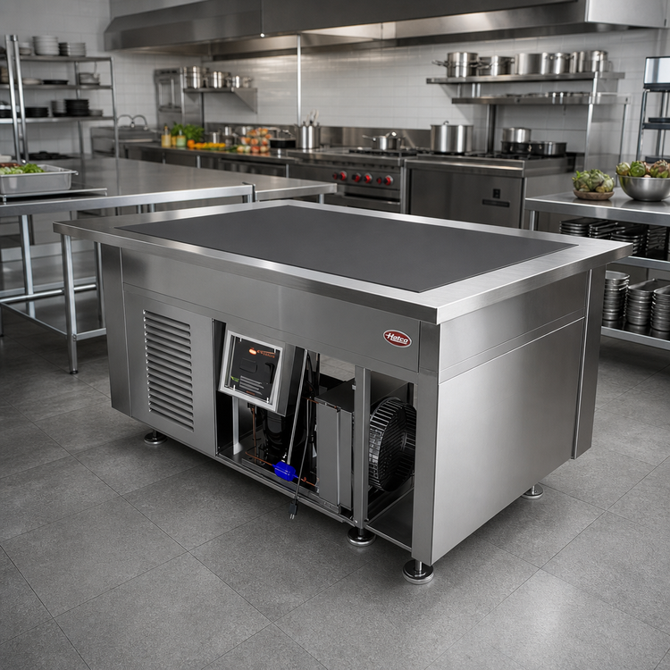Product image #2 for Hatco 24-Inch x 24-Inch Built-In Flush Top Cold Shelf with Top-Mount Condensing Unit