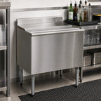 Thumbnail image #2 for Eagle Group 1800 Series B2IC-12D-18-7 Underbar Ice Chest with Sealed-In 7-Circuit Cold Plate, 24" W x 20" D, 12" Deep, 55 lb Capacity