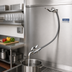 Thumbnail image #2 for Pot & Glass Filler with Curved Plain-End Nozzle, 68-Inch Flexible Stainless Steel Hose, and Wall Hook