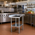 Thumbnail image #2 for Comstock-Castle 30FS-G 30-Inch x 30-Inch Equipment Stand with Stainless Steel Top and Galvanized Base