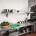 Thumbnail image #2 for Advance Tabco 108 Inch x 12 Inch Wall-Mounted 18-Gauge 430 Stainless Steel Shelf