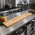 Thumbnail image #2 for John Boos 84-Inch x 8-Inch x 1-1/4-Inch Reversible Edge-Grain Steam Table Cutting Board, Northern Hard Rock Maple