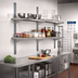 Thumbnail image #2 for Eagle Group 108-Inch Stainless Steel Wall-Mounted Cantilever Shelving Standard Upright
