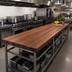 Thumbnail image #2 for Boos Block American Black Walnut Kitchen Countertop, 144 x 30 x 3 Inches, Full-Length Edge Grain, Varnique Finish