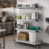 Thumbnail image #2 for Quantum 4-Shelf Solid Stainless Steel Shelving Starter Kit, 42W x 24D x 74H Inches