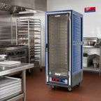 Thumbnail image #2 for Metro C5 Insulation Armour C539-CFC-U-BU Mobile Full-Height Combination Heated Holding & Proofing Cabinet with Clear Door, 120V