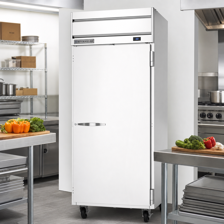 Product image #2 for Beverage-Air Horizon Series 1-Section Reach-In Freezer, 30.76 Cu. Ft., Right-Hand Solid Door, Top-Mounted Self-Contained Refrigeration