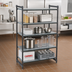 Thumbnail image #2 for Cambro Camshelving Basics Plus 4-Tier Solid Stationary Starter Polymer Shelving Unit, 21 x 42 x 64 Inches, Brushed Graphite