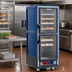 Thumbnail image #2 for Metro C5 3 Series Mobile Full-Height Heated Holding & Proofing Cabinet with Blue Insulation Armour, Dutch Clear Doors, 35-Pan Capacity