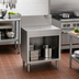 Thumbnail image #2 for Eagle Spec-Bar 42 Inch W x 24 Inch D Freestanding Open Base Workboard Cabinet with Removable Stainless Insert