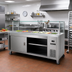 Thumbnail image #2 for DineXpress DXP5HCM 5-Pan 74-Inch Hot/Cold Mechanically Cooled Serving Counter