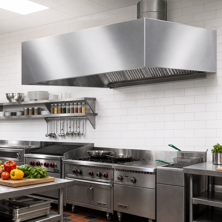 Product image #2 for Eagle Group SpecAIR HEB96-90 90" Non-Compensating Wall Type Exhaust Hood