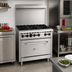 Thumbnail image #3 for Wolf WX36-6BP WX Series 36-Inch 6-Burner Propane Gas Value Range with Standard Oven