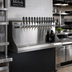 Thumbnail image #2 for Perlick 12-Faucet Modular Wall-Mount Glycol-Cooled Draft Beer Dispensing Tower, 36 Inch Wide, Bottom Exit