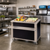 Thumbnail image #2 for DineXpress DXP6CU 88 Inch Mobile Modular Beverage Counter