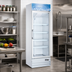 Thumbnail image #2 for Omcan 13 Cu. Ft. One-Section Glass Door Merchandiser Freezer with Bottom Mount Refrigeration