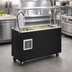 Thumbnail image #2 for Vollrath 2-Series Affordable Portable Refrigerated Cold Food Pan Buffet Station with Breath Guard, 3-Pan, Black, 120V