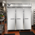 Thumbnail image #2 for Continental Refrigerator Designer Line DL3W-SA-PT 3-Section Pass-Thru Heated Holding Cabinet