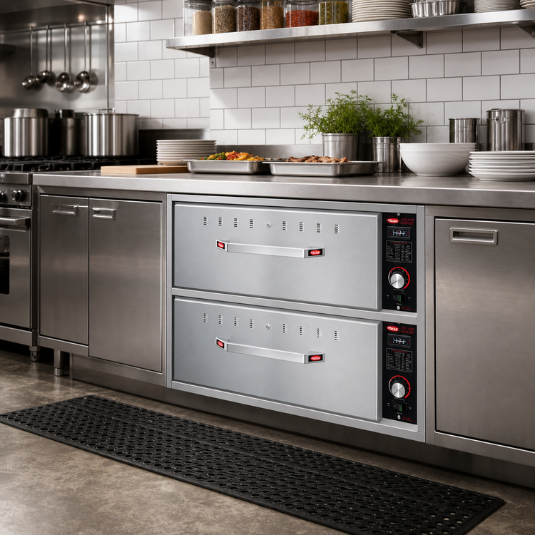 Product image #2 for Hatco HDW-2BN Built-In Narrow 2-Drawer Warming Drawer