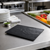 Thumbnail image #2 for Endurance Rectangular Break-Resistant Melamine Faux Slate Platter, 10 x 8-1/4 Inches