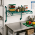 Thumbnail image #2 for Quantum Wall-Mount Cantilever Single Shelf Kit, 36 x 14 Inch, Green Epoxy Antimicrobial Finish