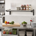 Thumbnail image #2 for Cambro Camshelving Elevation 24-Inch x 48-Inch Wall-Mounted Solid Add-On Shelf Kit, Brushed Graphite
