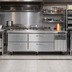Thumbnail image #2 for Continental Refrigerator D72GFN Two-Section Four-Drawer Freezer Griddle Stand