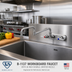 Thumbnail image #2 for T&S Brass B-1137 Workboard Faucet with 18-Inch Double-Jointed Nozzle
