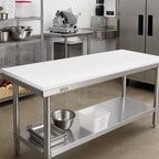 Thumbnail image #2 for John Boos P1034A Reversible Poly Replacement Work Table Top, 108 x 36 x 3/4 in., Four-Section