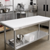 Thumbnail image #2 for John Boos Reversible Poly Work Table Top, 108 x 36 x 3/4 Inch, Replacement for TC, M & GMT Tables
