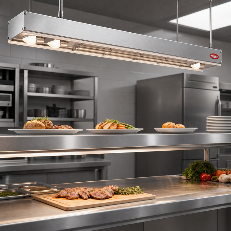 Product image #2 for Hatco Glo-Ray 60-Inch Single Lighted Infrared Strip Heater, Aluminum, 2 kW