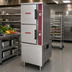 Thumbnail image #2 for Crown ECX-2-36 Two-Compartment Electric Convection Steamer with 36