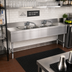 Thumbnail image #2 for Advance Tabco Special Value Series 4-Compartment Underbar Sink Unit with Left and Right Drainboards