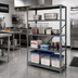 Thumbnail image #2 for IRONMAN 4-Shelf Stationary Open Steel Shelving Unit