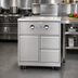 Thumbnail image #3 for KoolMore 32-Inch Outdoor Kitchen 2-Burner Liquid Propane Side Burner with Bottom Cabinet, Stainless Steel