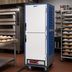 Thumbnail image #2 for Metro C5 3 Series Full-Height Combination Heated Holding and Proofing Cabinet with Dutch Solid Doors, Blue Insulation Armour