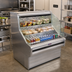 Thumbnail image #2 for Howard-McCray Ovation Series 63-Inch Remote Curved Open Merchandiser, 44-Inch High, Stainless Steel
