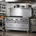 Thumbnail image #2 for Garland US Range U Series 60-Inch Gas Restaurant Range with Griddle, Standard Oven, and Storage Base Cabinet
