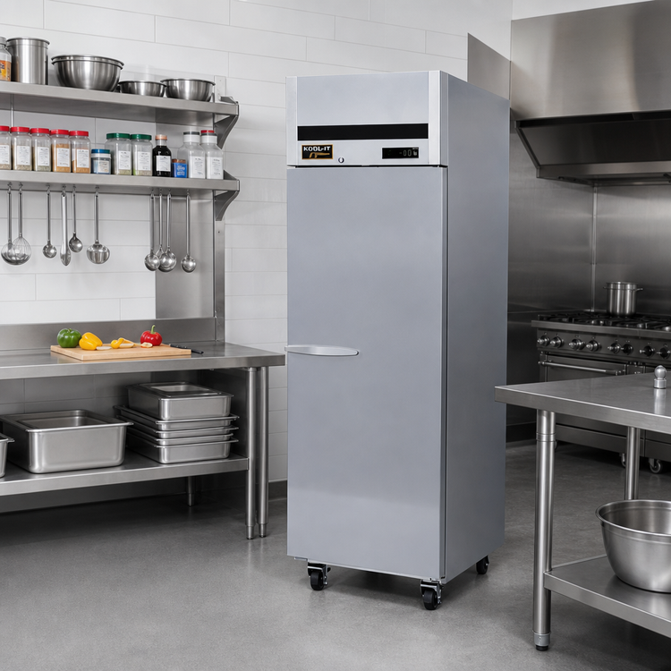 Product image #2 for Kool-It Signature One-Section Reach-In Freezer, 19.4 Cu. Ft., Solid Door, Top-Mounted Self-Contained Refrigeration