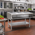 Thumbnail image #2 for Eagle Group 2-Well Sealed Well Electric Hot Food Table, Open Base, 12 x 20 Wells, 208V