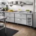 Thumbnail image #3 for Beverage-Air Four-Drawer Chef Base Refrigerator, 72-Inch Wide, Side-Mounted Self-Contained, R290