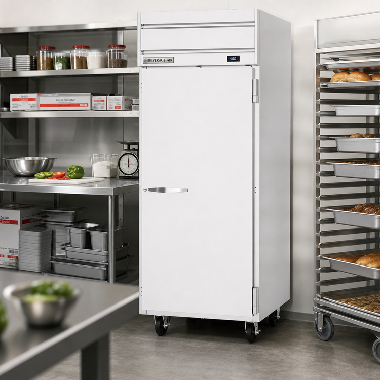 Product image #2 for Beverage-Air Horizon Series 30.76 Cu. Ft. One-Section Reach-In Freezer with Right-Hand Solid Door