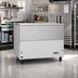 Thumbnail image #2 for Kelvinator Commercial 49-Inch One-Section School Milk Crate Cooler Cart, 20 Cu. Ft., Stainless Steel Doors