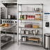 Thumbnail image #2 for Eagle Group 5-Tier Add-On Wire Shelving Unit with QuadTruss®, 42 x 21 x 74 Inches, Stainless Steel Finish