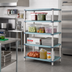 Thumbnail image #2 for MetroMax i 4-Shelf Starter Polymer Shelving Unit, 42W x 24D x 63H, Blue