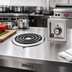 Thumbnail image #2 for Wells 10-Inch Built-In Electric Single-Burner Hot Plate with Flat Spiral Element and Stainless Steel Drip Tray