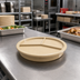 Thumbnail image #3 for Cambro Heat Keeper Camwear 9-1/2 Inch Diameter Beige Polycarbonate 3-Compartment Meal Delivery Base