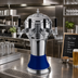 Thumbnail image #2 for Perlick Roma 5-Faucet Glycol-Cooled Countertop Draft Beer Tower with Blue Ceramic Skirt