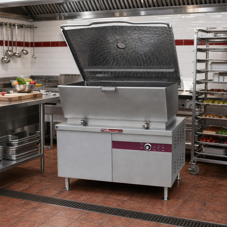 Product image #2 for Southbend Steam BEMTS-60 Electric 60-Gallon Tilting Skillet with Cabinet Base